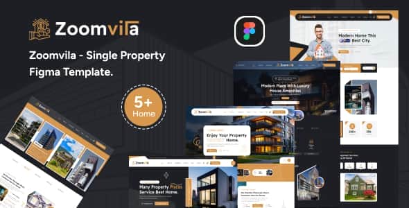 Zoomvilla - Single Property Figma Template