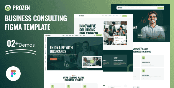 Prozen _ Business Consulting Figma Template