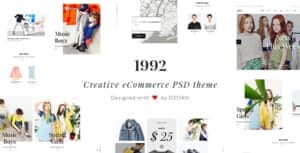 1992 | Creative eCommerce PSD Theme
