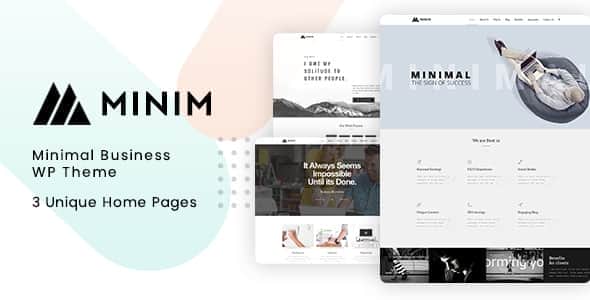Minim - Minimal WordPress Theme