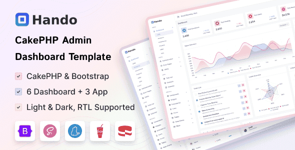Hando - CakePHP Admin & Dashboard Template