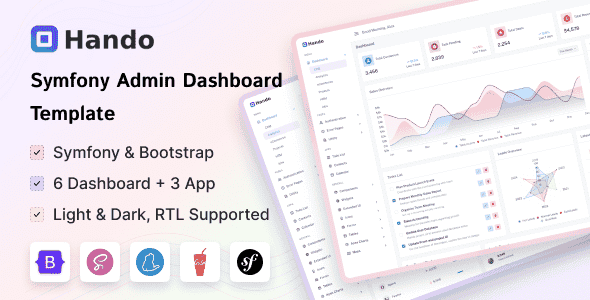 Hando - Symfony Admin & Dashboard Template