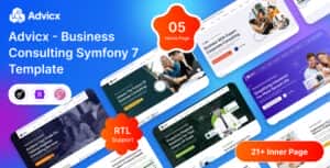 Advicx - Business Consulting Symfony 7 Template