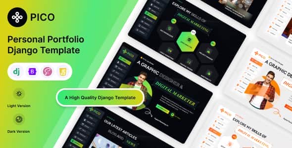 Pico - Django Personal Portfolio Template