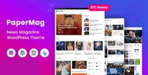 PaperMag - NewsPaper Magazine WordPress Theme