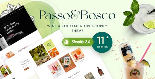 Passo Bosco - Wine Shop and Planter Store Shopify Theme