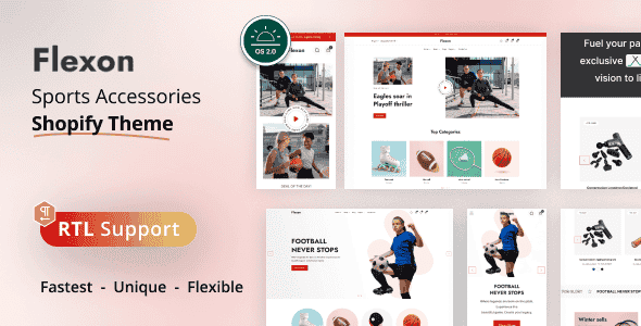 Flexon - Sports Accessories Shopify Theme