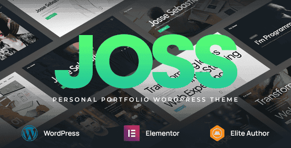 Joss - Personal Portfolio WordPress Theme