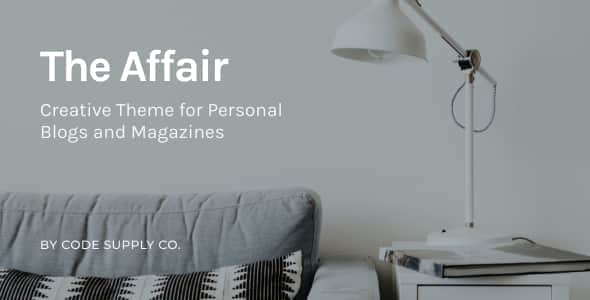 The Affair - Creative Theme for Personal Blogs and Magazines