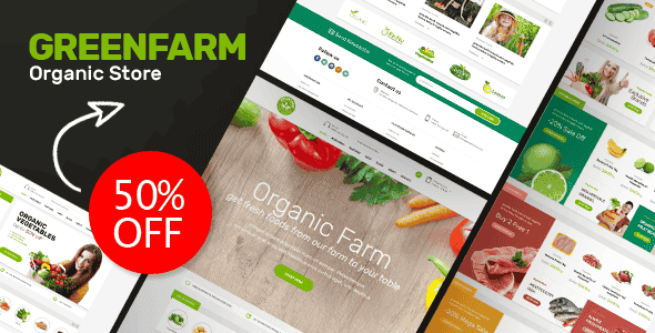 Greenfarm - Organic & Food Prestashop Theme