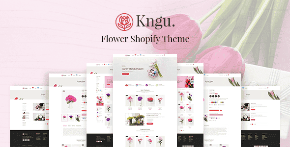 Kngu - Simple & Clean Flower Shop Shopify Theme