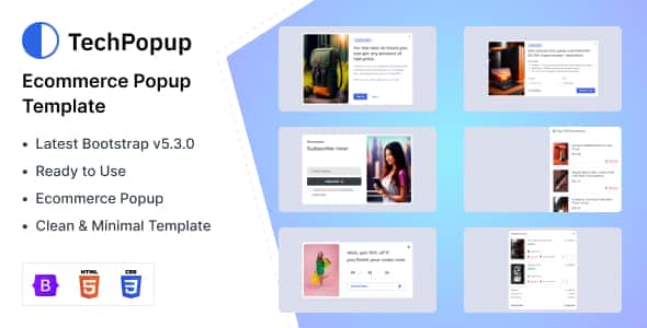 TechPopup - Ecommerce Popup HTML Template