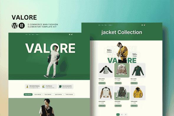 Valore - Fashion Store eCommerce Elementor Template Kit