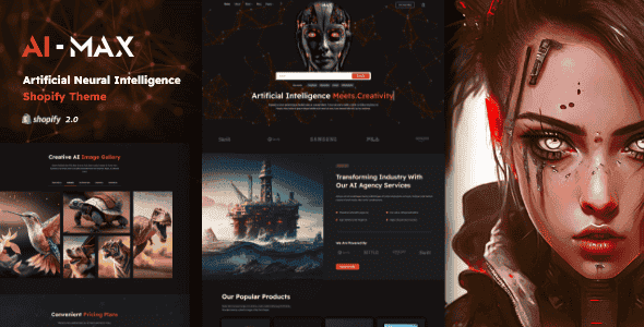 AI Max - AI Games, Apps & Tools Store Shopify Theme