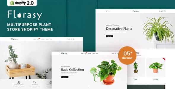 Florasy - MultiPurpose Plant Store Shopify Theme