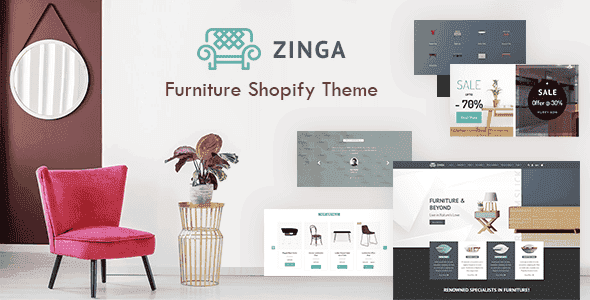 Zinga | Interior Store, Furniture Shopify Theme