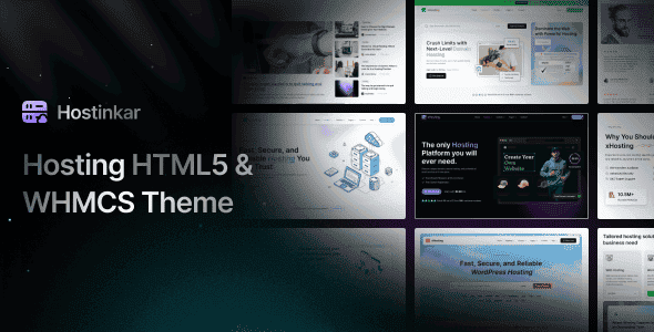 Hostinkar - Web Hosting HTML Template