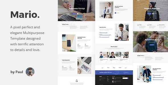 Mario. - Creative Agency HTML Template