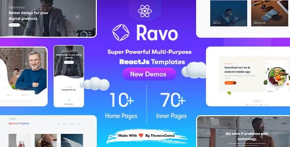Ravo - React Multipurpose Creative Template