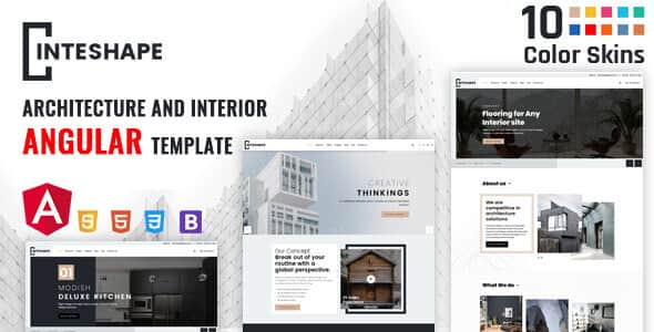 Inteshape - Architecture and Interior Angular Template