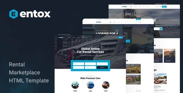Entox - Rental Marketplace HTML Template