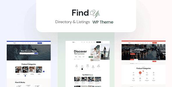 Findup - Directory & Listing WordPress Theme + RTL