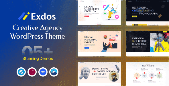 Exdos - Digital Agency WordPress Theme