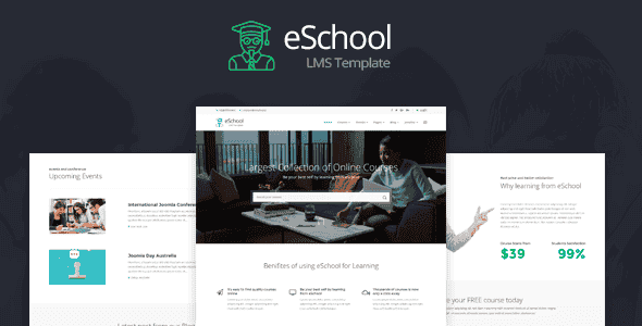 eSchool - Education & Joomla LMS Template
