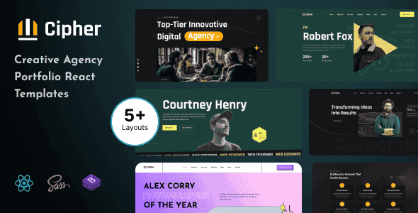 Cipher - Creative Agency Portfolio React Template