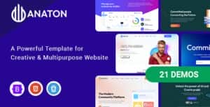 Anaton - Software & SaaS Landing Page