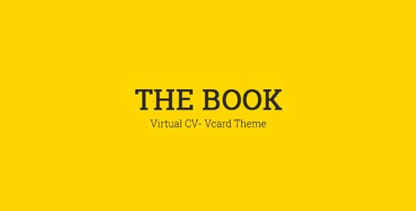 The Book : Personal vCard Template