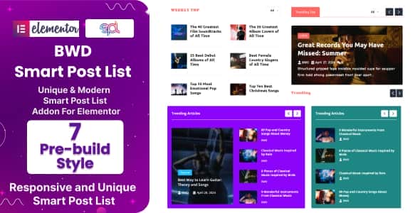 Post List - Smart Post List Addon For Elementor