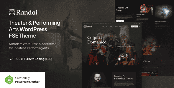 Randai – Theater Entertainment & Performing Arts Gutenverse FSE WordPress Theme