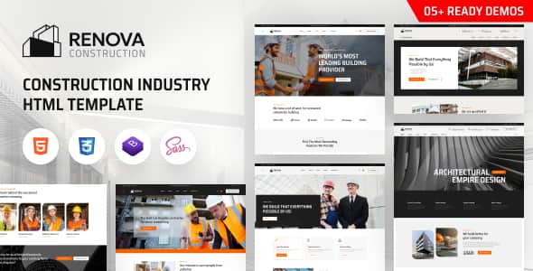 Renova - Construction Industry HTML Template