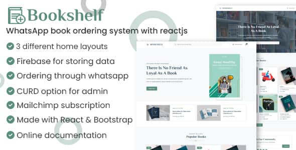 Bookshelf - WhatsApp book ordering system