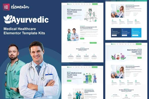 Ayurvedic - Medical Healthcare Elementor Pro Template Kits