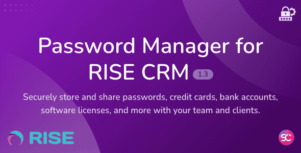 Password Manager for RISE CRM